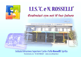 IIS&ldquo;C e N. - Carlo e Nello Rosselli - Istituto d`Istruzione Superiore