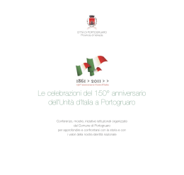 Le celebrazioni del 150° anniversario dell`Unità d`Italia a Portogruaro