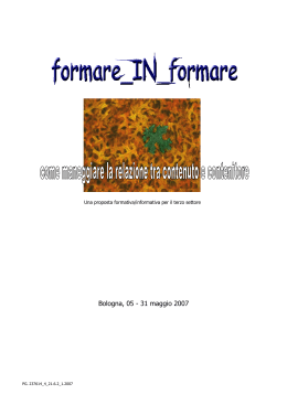 Report corso Formare_in_formare