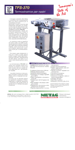Termostiratrice TFS