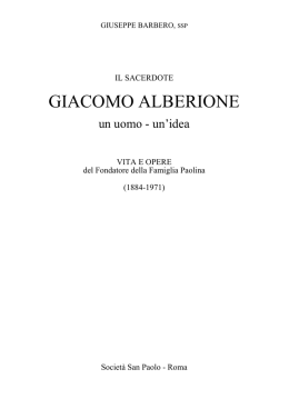 giacomo alberione - RomaWebRevolution.com