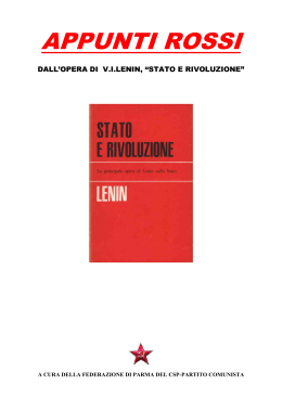 appunti rossi - Partito Comunista Parma