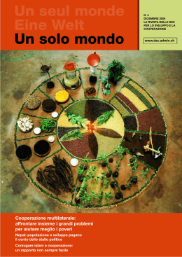 Un seul monde Eine Welt