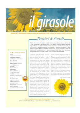 Il Girasole &ndash; dicembre 2005 - Associazione Laura Coviello (ALC)