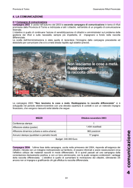 La Comunicazione - Provincia di Torino