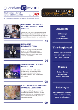 Vita da giovani - Quotidiano Giovani