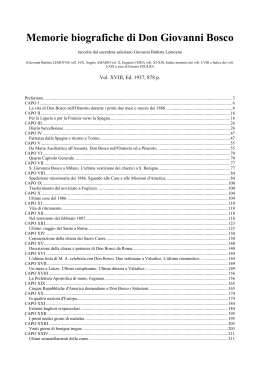 Memorie biografiche di Don Giovanni Bosco. Vol. XVIII