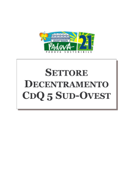 CDQ 5 S - Comune di Padova