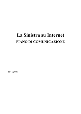 La Sinistra su Internet