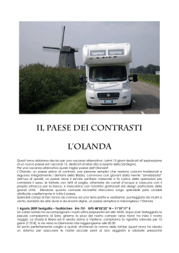 Il paese dei contrasti, l`Olanda 1