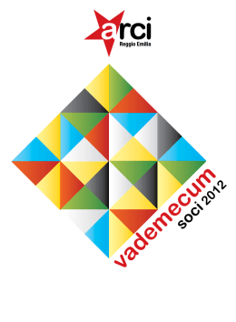 Vademecum 2012 - Arci Reggio Emilia