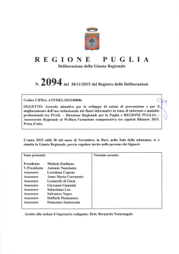 Cifra - Regione Puglia