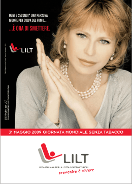 Scarica il pdf - Lega Italiana per la Lotta contro i Tumori