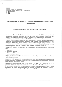 bando di premiazione - Albo pretorio e trasparenza