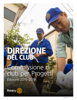 DEL CLUB Commissione di club per Progetti