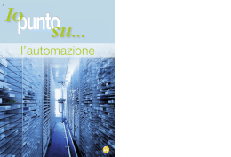 io punto su...l`automazione - mach4 pharma system italia