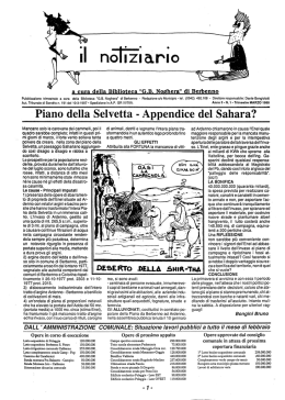 Notiziario - Comune di Berbenno di Valtellina