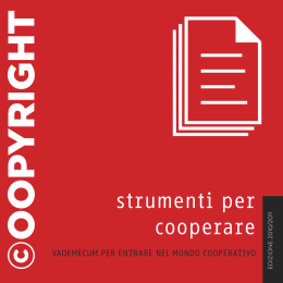 strumenti per cooperare - Coopyright | Inventa una cooperativa