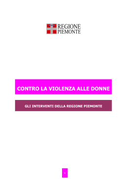 mappatura - Centro Antiviolenza