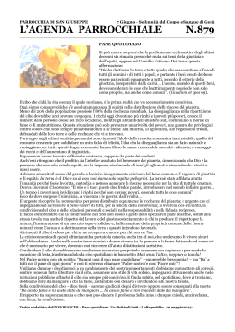 07/06/2015 n.879 | Pane quotidiano