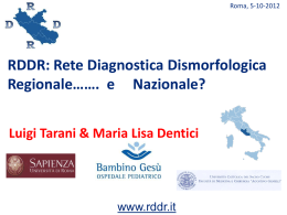 Diapositiva 1 - La Società Italiana di Neonatologia