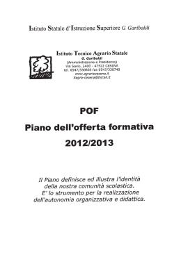 Istituto Statale d`Istruzione Superiore G Garibaldi