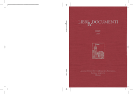 Libri&Documenti_39 (2013) - Archivio Storico Civico e Biblioteca