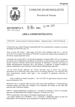 determina n.098