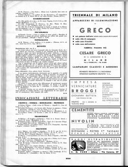 Indicazioni letterarie - Casa dell`Architettura di Latina