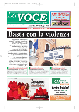 La voce del municipio