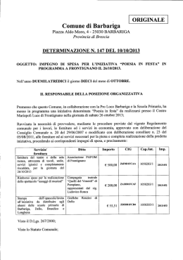 originale - Comune di Barbariga