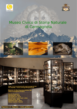 Opuscolo Museo Carmagnola