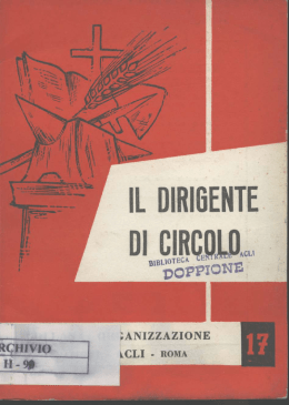 Il dirigente di circolo