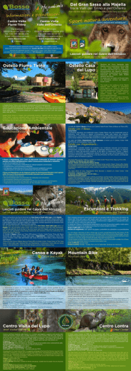 Page 1 informazioni e prenotazioni informa tion and booking Centro