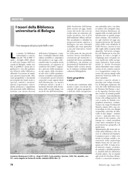 I tesori della Biblioteca universitaria di Bologna