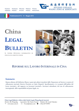 2 Questa edizione del bollettino illustra i punti più