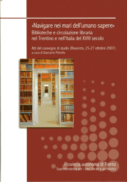 Strategie di produzione libraria a Padova nel Settecento