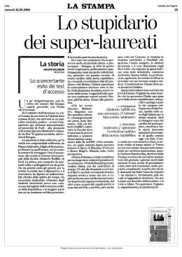 Lo stupidario dei super