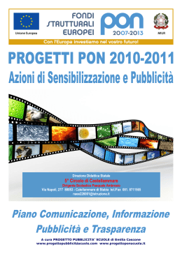 PIANO COMUNICAZIONE 2010