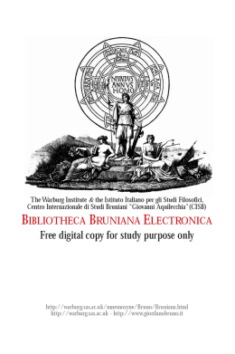 bibliotheca bruniana electronica
