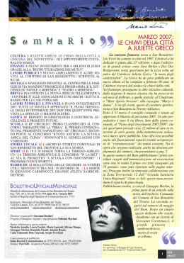marzo 2007 - Comune di San Benedetto del Tronto