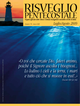 Luglio/Agosto 2009 - Assemblee di Dio in Italia