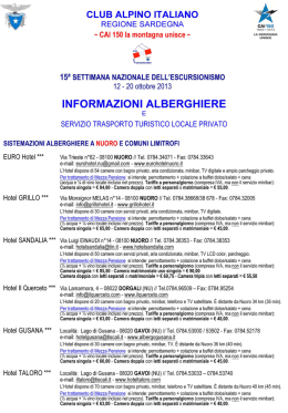 info alberghi