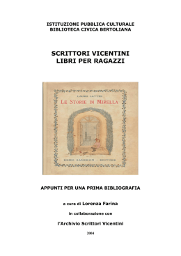 il percorso di lettura in formato pdf