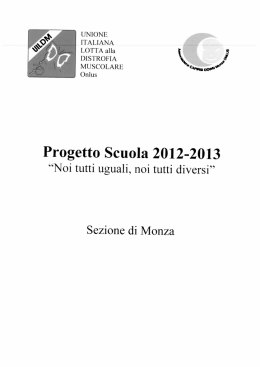 UNIONE ITALIANA LOTTA alla DISTROFIA MUSCOLARE