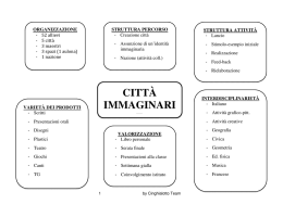 Le citt&agrave; immaginarie - E-sco