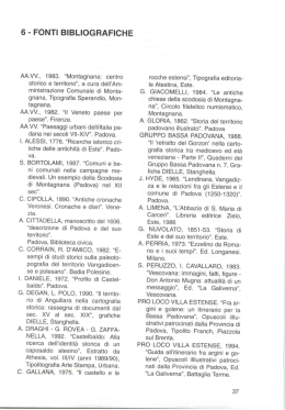 fonti bibliografiche - Provincia di Padova