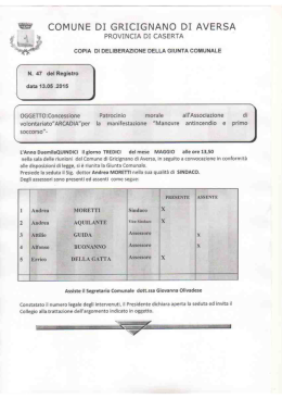 delibera - Comune di Gricignano di Aversa