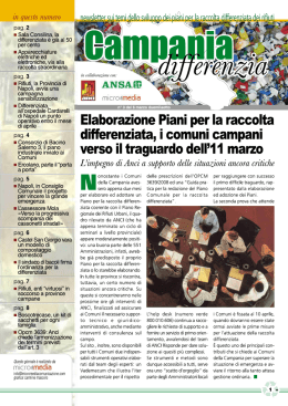 Newsletter N 3 - Campania Differenzia