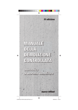 manuale della demolizione controllata